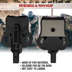 Funda pistolera táctica oculta riel Picatinny Glock 9mm