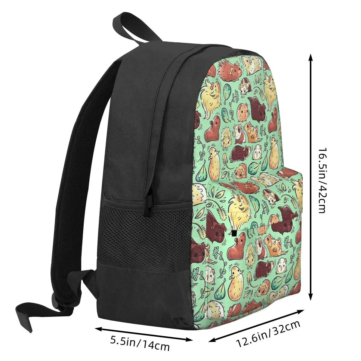 Guinea Pig Huddle Backpack Hot Sale Daypack Large Capacity Children BookBag School Bag Shoulder Bags for Men Women