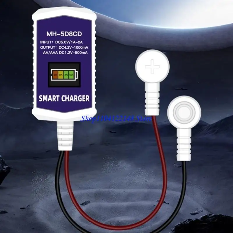 P9FA Digital Display Charging Station For 18650 Batteries With Auto Shut Off