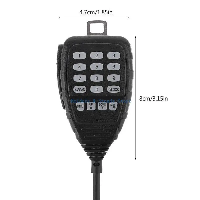 Y4UE DTMF Microphone Speaker Keypad Mic for Mini-9800 KT8900 KT-8900