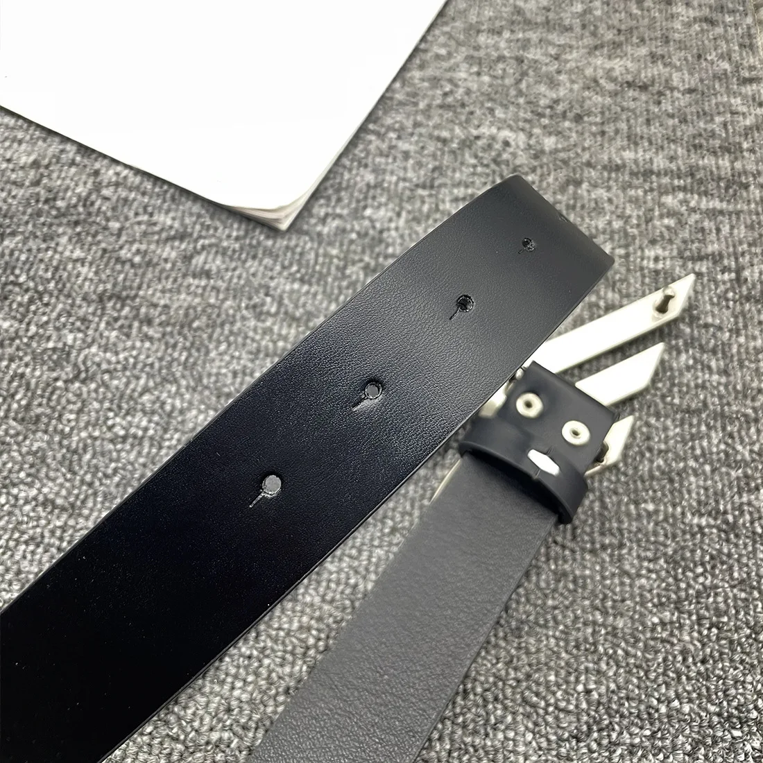 2024 women\'s belt y2k Egirl Metal M-shaped Snap PU Belt Ceinture Jean Pants Waistband Belts for Lady Luxury Designer Accessories