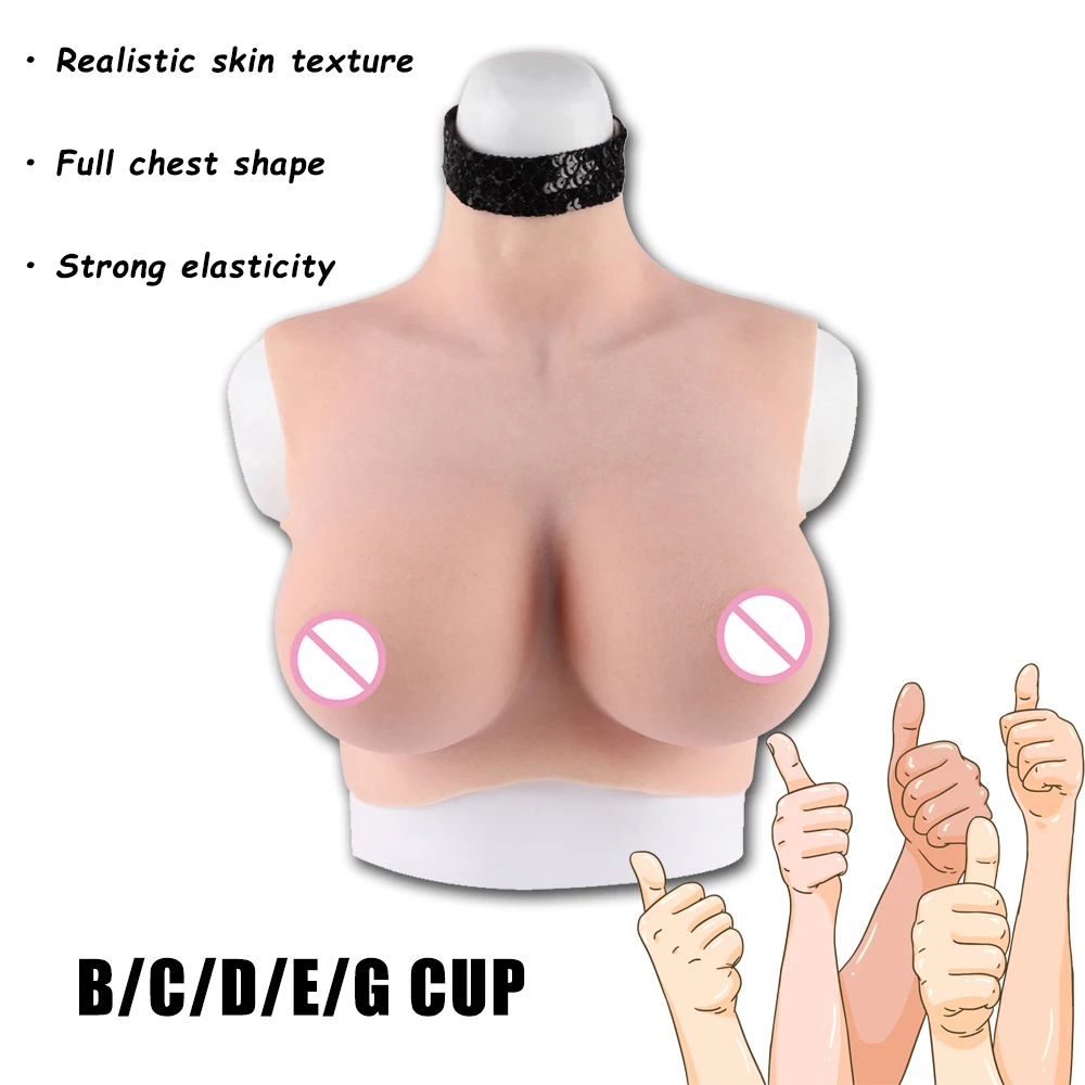 

Realistic Artificial Silicone Breasts Forms Crossdresser Fake Boobs Cosplay Man Costum for Drag Queen Shemale Sissy Transgender