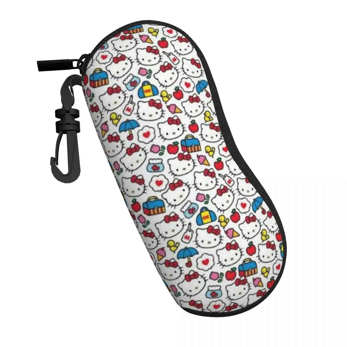 Hello Kitty Soft Shell Ultra-Light Eyewear Case - Scratch-Resistant and Space-Saving Glasses Bag for Outdoor Adventures