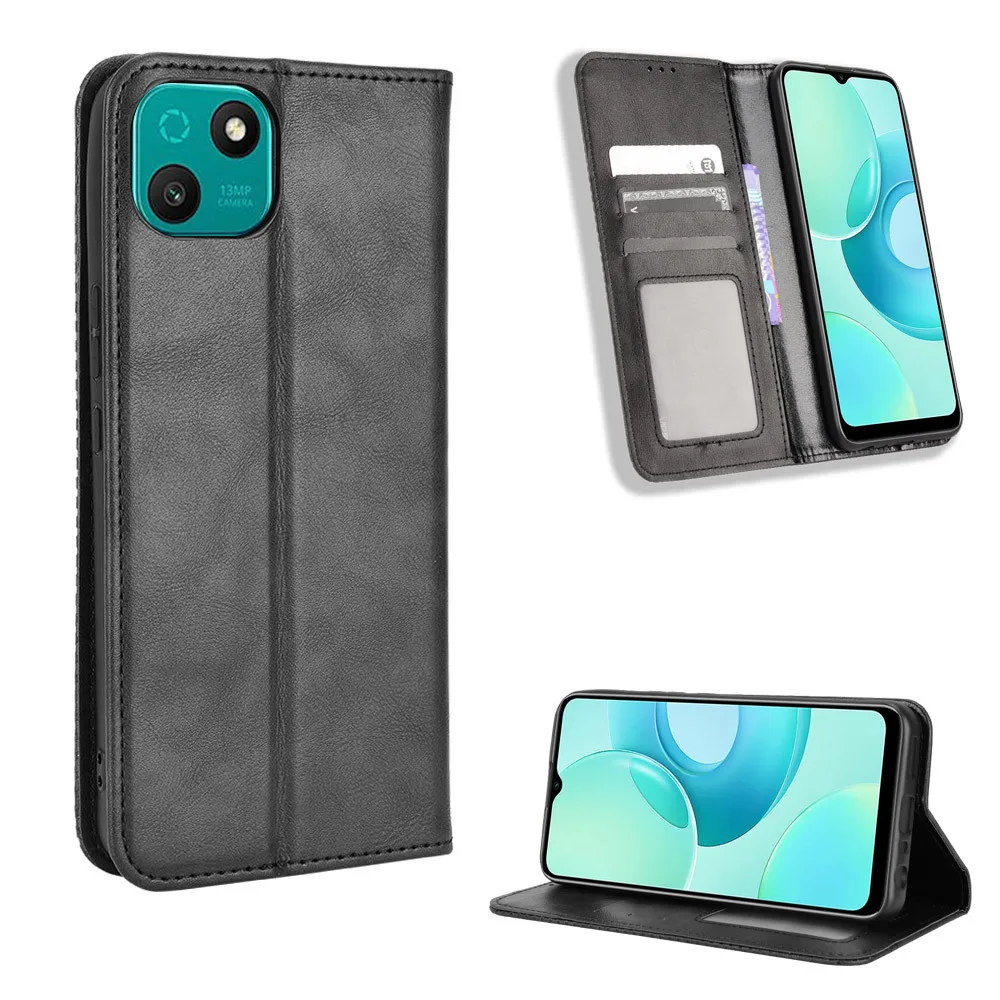 For Wiko T10 Case Luxury Flip PU Leather Wallet Magnetic Adsorption Case For Wiko T10 T 10 WikoT10 Phone Bags