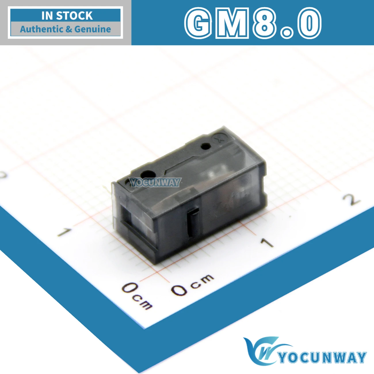 Microinterruptor Kailh GM2.0 GM4.0 GM8.0, 3 piezas, 20M, 40M, 80M