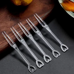 Minitenedor de plástico desechable para fruta, juego de pinchos para fiesta, palitos, palitos, utensilios de cocina para pastel, 150 piezas