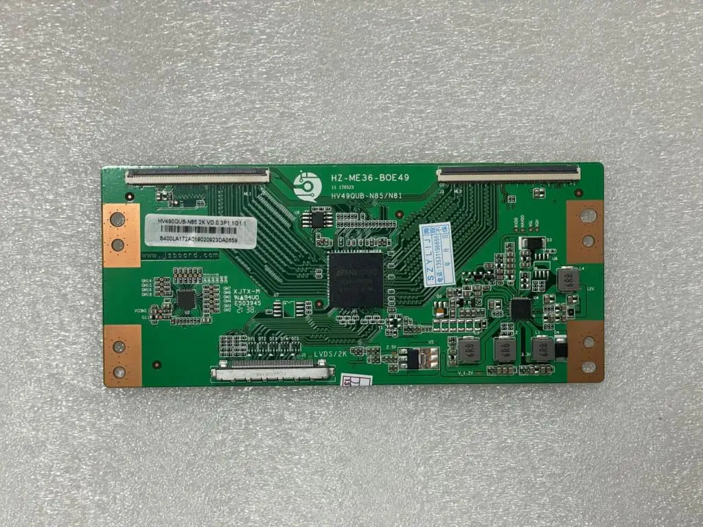 

HV490QUB-N85 /N81 2K HZ-ME36-BOE49 LCD TV logic board t-con lvds lgScreen cable interface