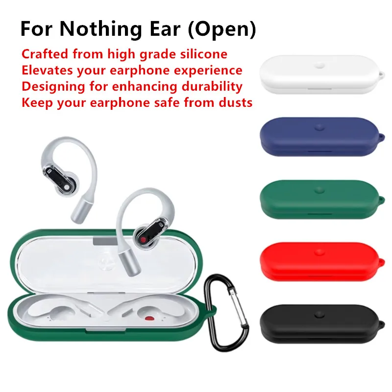 Scratchproof Carrying Case Shockproof Skin Suitable For Nothing Ear (Open) Headphone Dustproof Housing Washable Silicone Sleeve