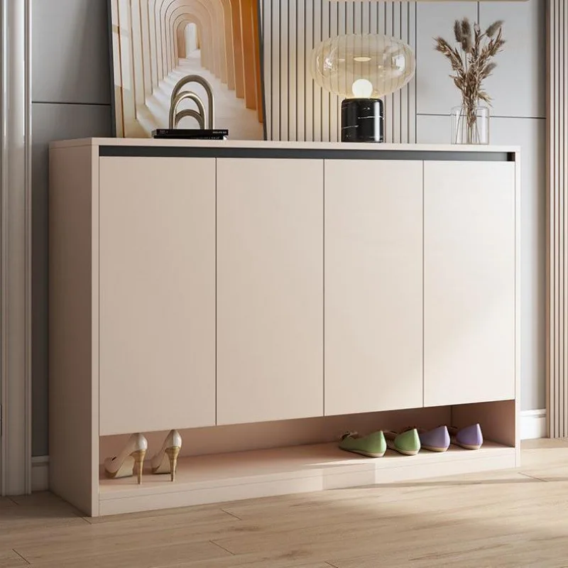Aluminum alloy home shoe cabinet home door outdoor waterproof sunscreen honeycomb storage outdoor balcony storage