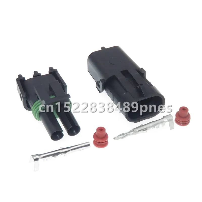 2 Pole 12015792 12010973 Automotive Injector Connector Waterproof Car Wire Plug