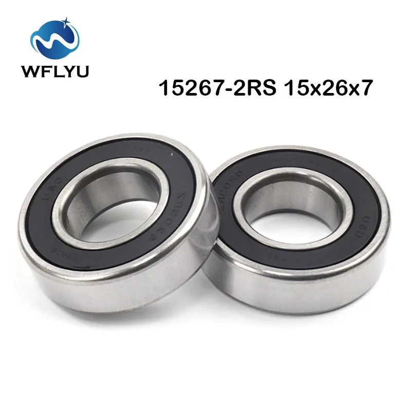 

roulement WFLYU 4 шт. 15267 гибридный керамический подшипник 15x26x7 мм велосипедные каретки запасные части 15267RS шарикоподшипники 15267-2RS