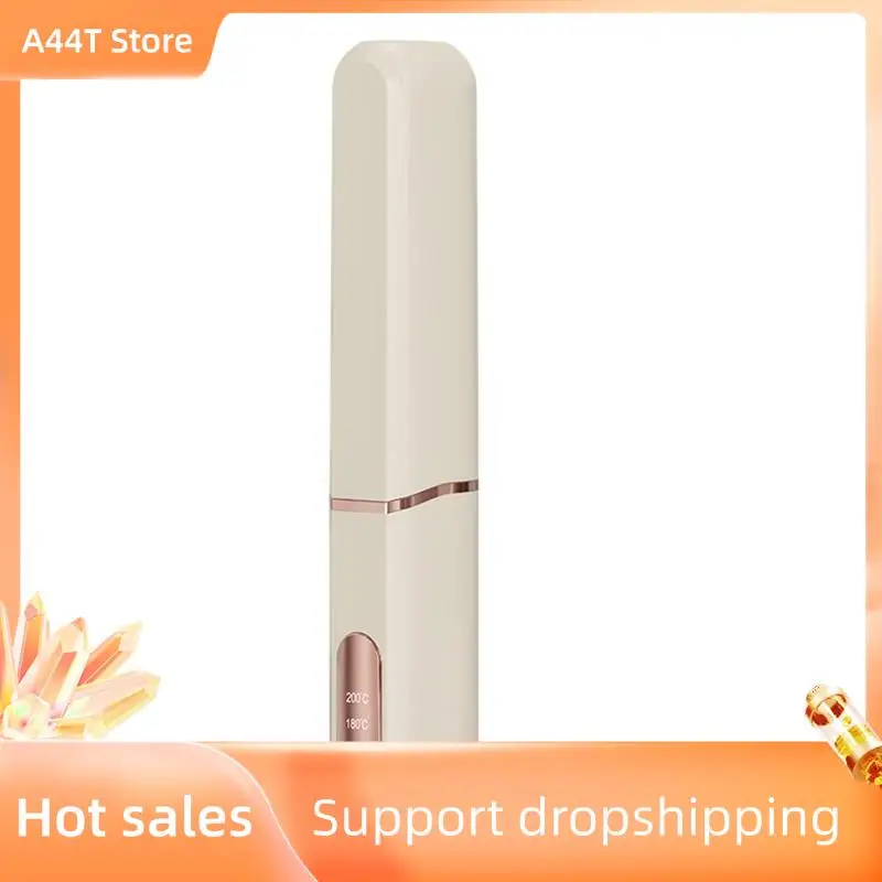 فرشاة استقامة محمولة لاسلكية A44T، فرشاة تمليس صغيرة، مشط ساخن سلبي لفرد الشعر للنساء