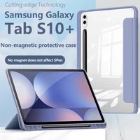 Funda acrílica transparente HD para Samsung Galaxy Tab S10 FE 10,9 Plus 13,1 2025 Ultra 14,6 pulgadas 2024 S7 S8 S9 S10 FE Plus con ranura para bolígrafo