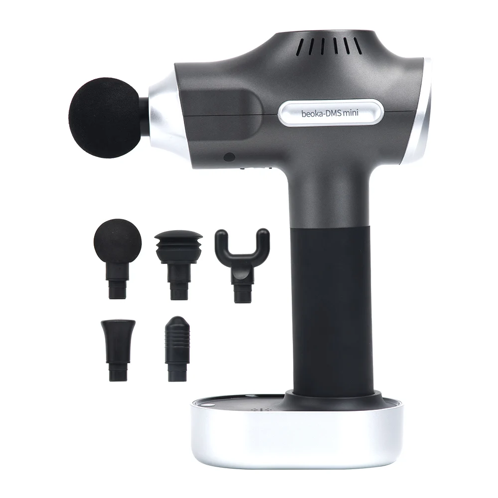 プロ仕様のハンドヘルドLCDタッチスクリーン電動筋肉フェイシャルマシン 温冷振動ボディレッグマッサージガン