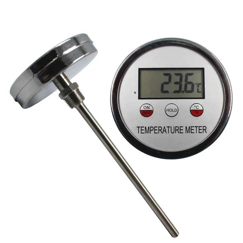 WSP-102 Thermal Resistance Thermometer Axial PT100 Digital Thermometer High Precision Bimetal Thermometer