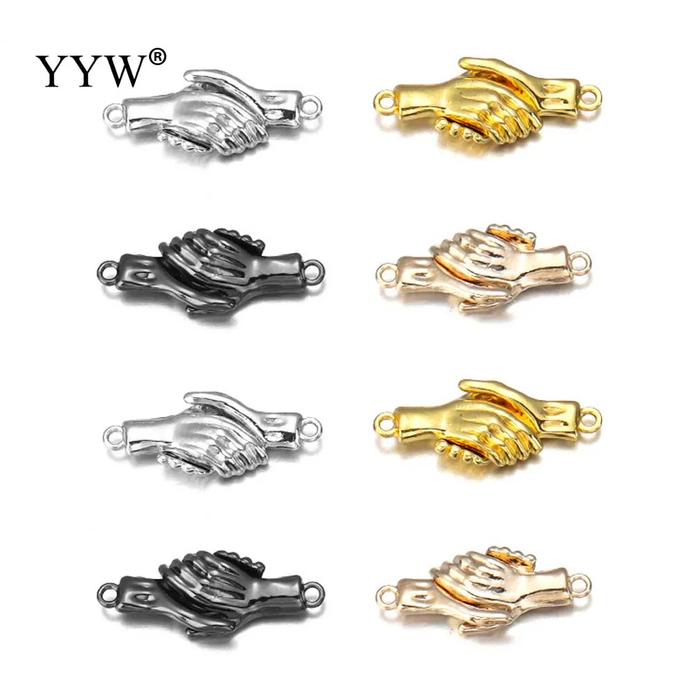 

10-20Sets Strong Magnetic Clasps Gun Handshake Buckle Magnet Clasp Connectors For Jewelry Making DIY Bracelet Necklace Findings