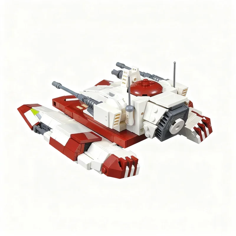 600PCS MOC Space Battle Movie TX 130T Republing Fighter Tank Empire Model Custom Puzzle DIY Creative Ideas Toy Birthday Gift
