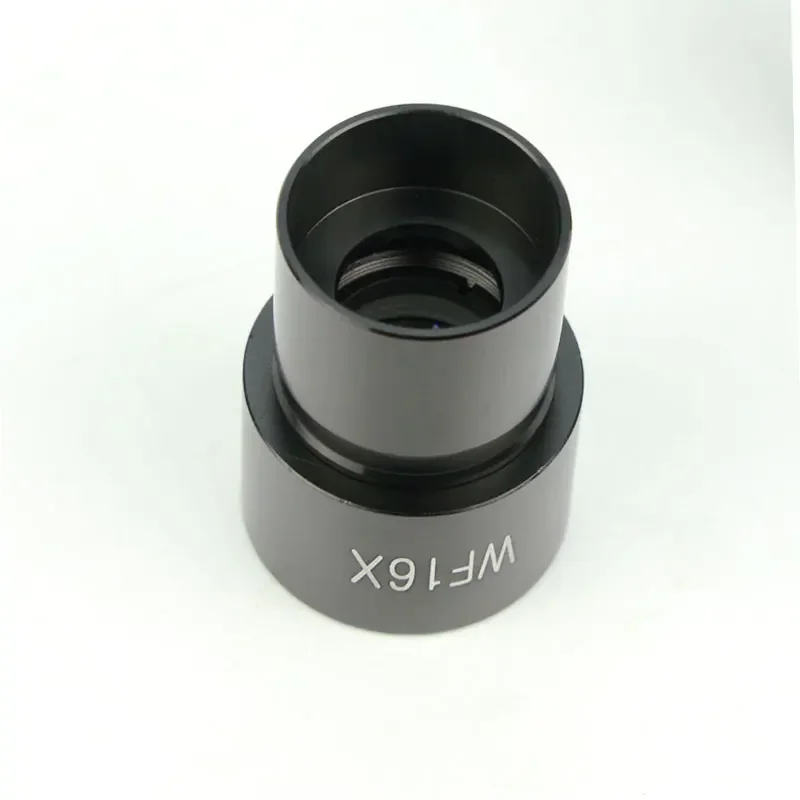 1 Uds. De ocular Binocular de microscopio de campo amplio 16X con retícula, tamaño de montaje de 23,2mm para lente Barlow Binocular de microscopio