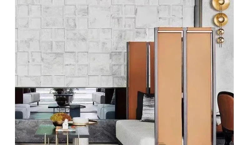 Double high back private negotiation reception business sales office cafe baffle sofa