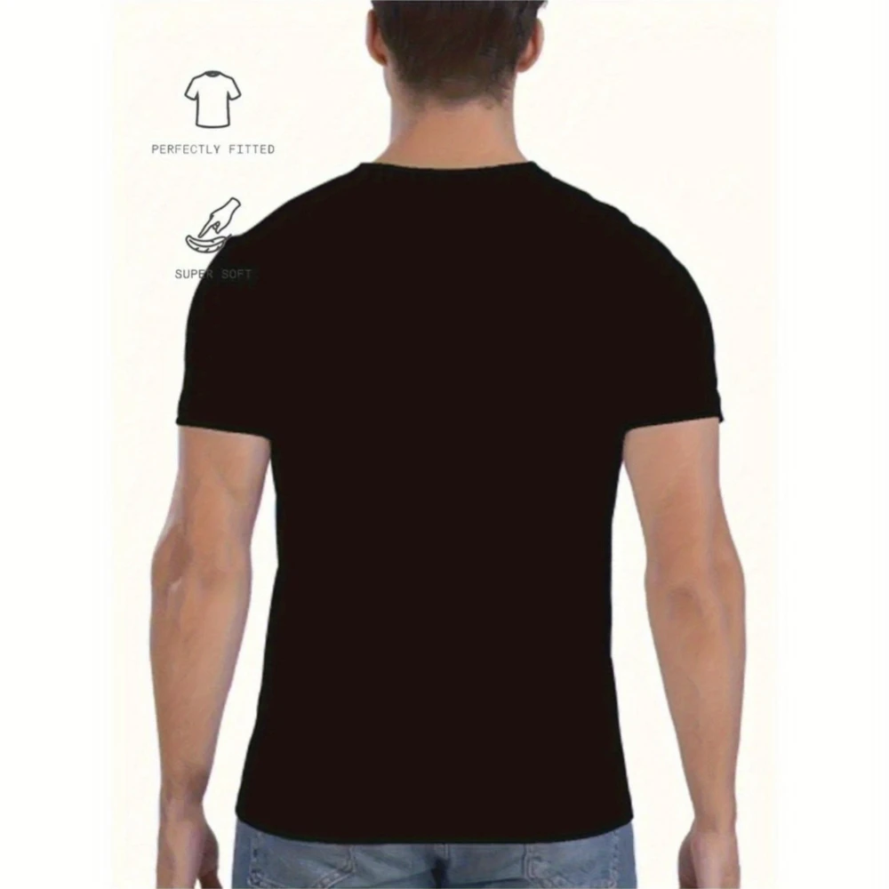 Bowling pin Dabbing glasses printed t-shirt, 100% cotton round neck casual short-sleeved t-shirt, knitted fabric.