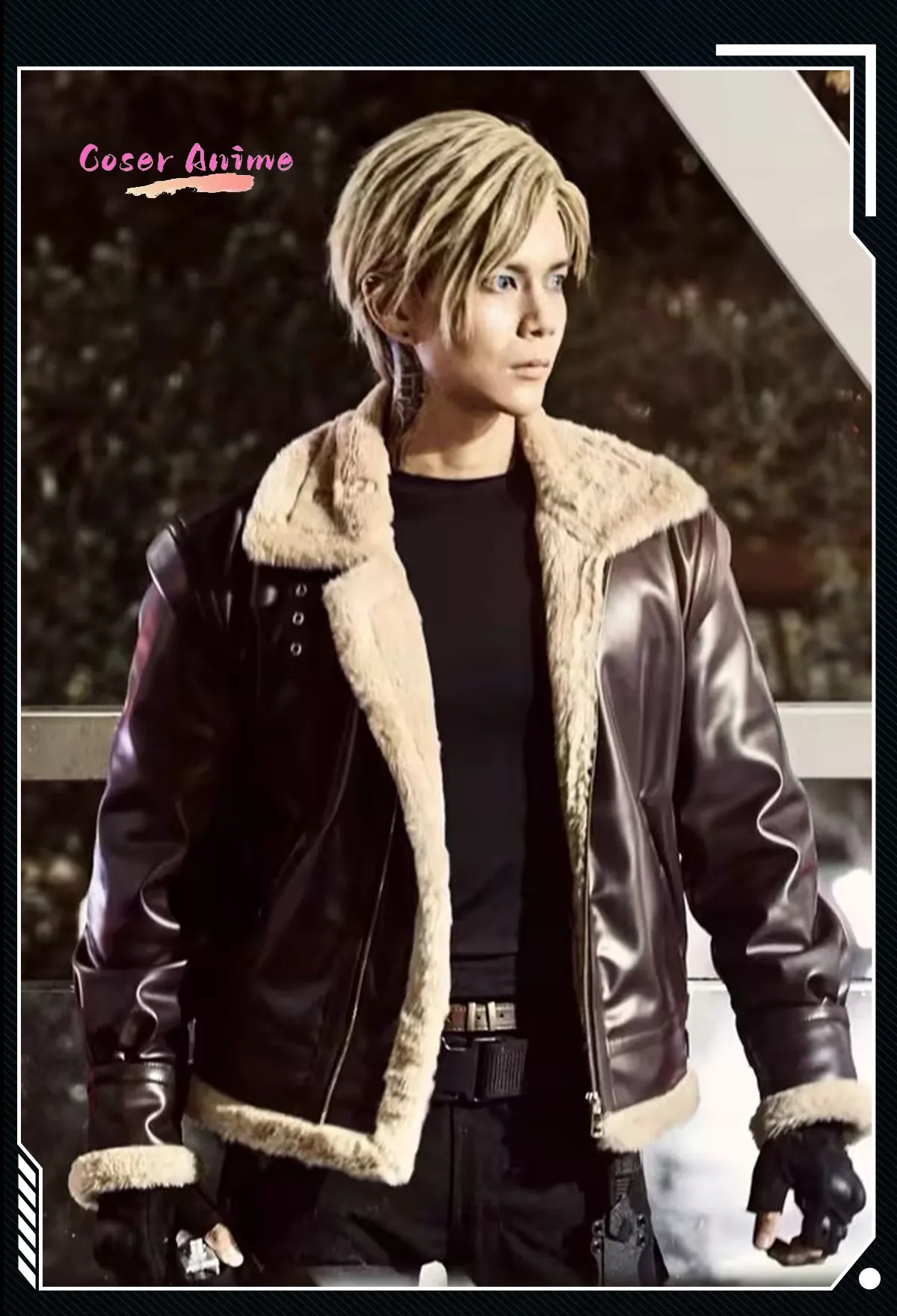 

Leon·Scott·Kennedy Cosplay Costume Uniform Halloween Carnival Party Christmas Play Role Clothes Clothing