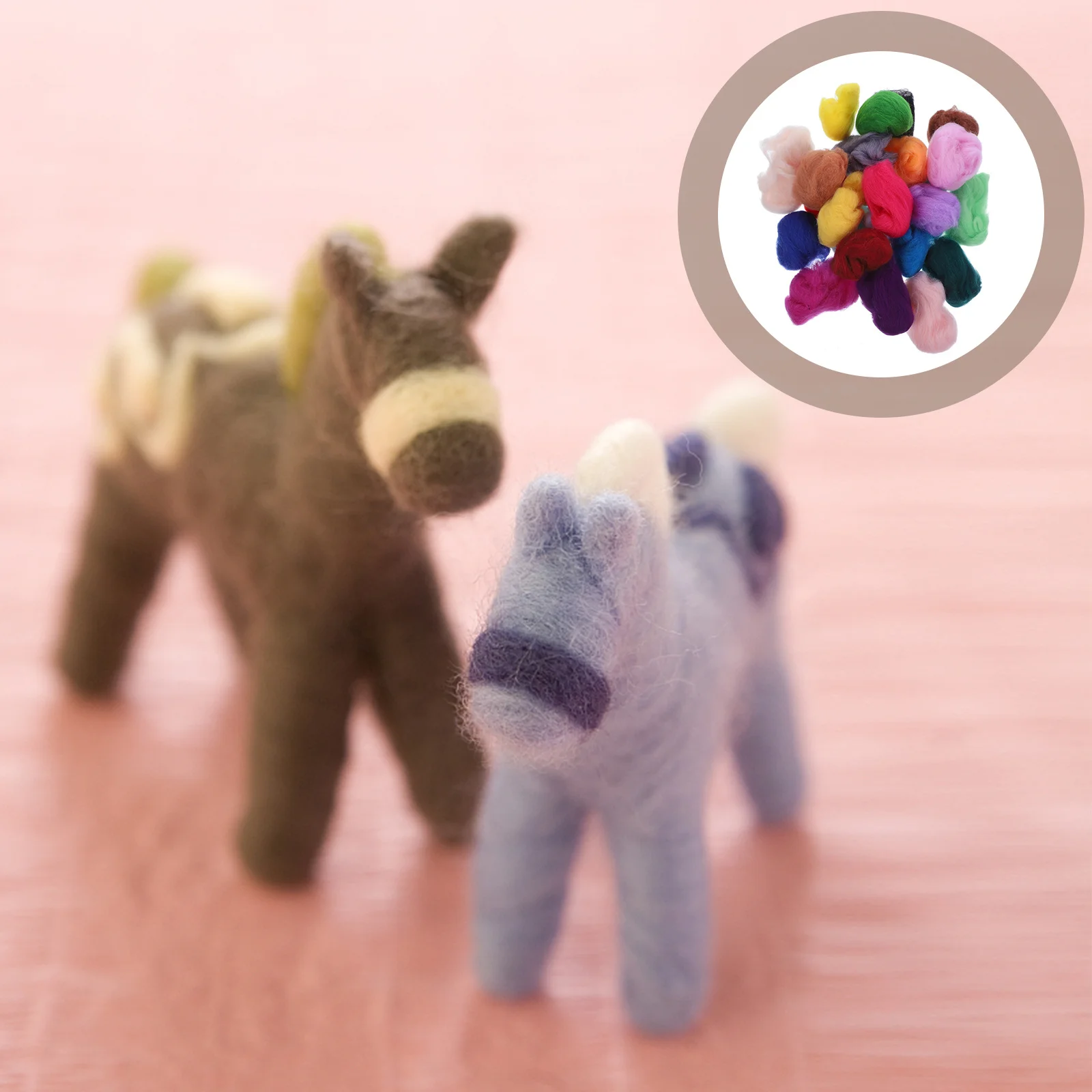 

Craft Felt Creative Animal Needlework DIY Kit for Children Handmade Felt Crafts Stimulate Imagination Easy Application