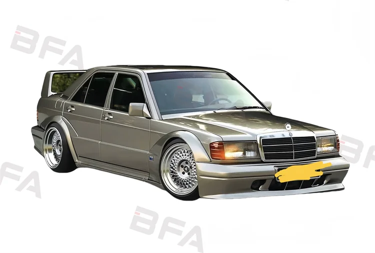 for  For Mercedes-benz C-Class 190E bumper  Benz W201 190e Evolution II Front and rear bumper body kit