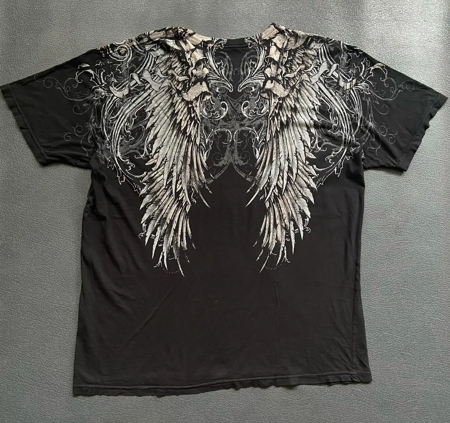 2000s affliction Graphic T-Shirt Mens Large Grunge Wings New Fashion Style Old Money Couple Tops Pure Cotton Brand-new Shirt