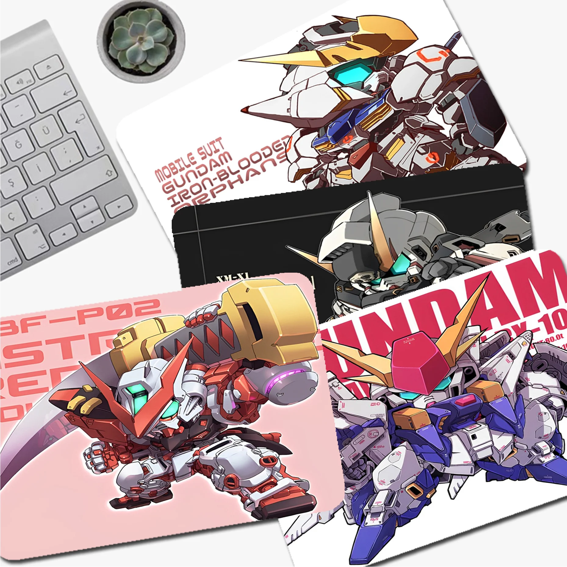 

G-gundams Mousepad Small Office Computer Desk Mat Table Keyboard Big Mouse Pad Laptop Cushion Non-slip Deskpad Home Decor