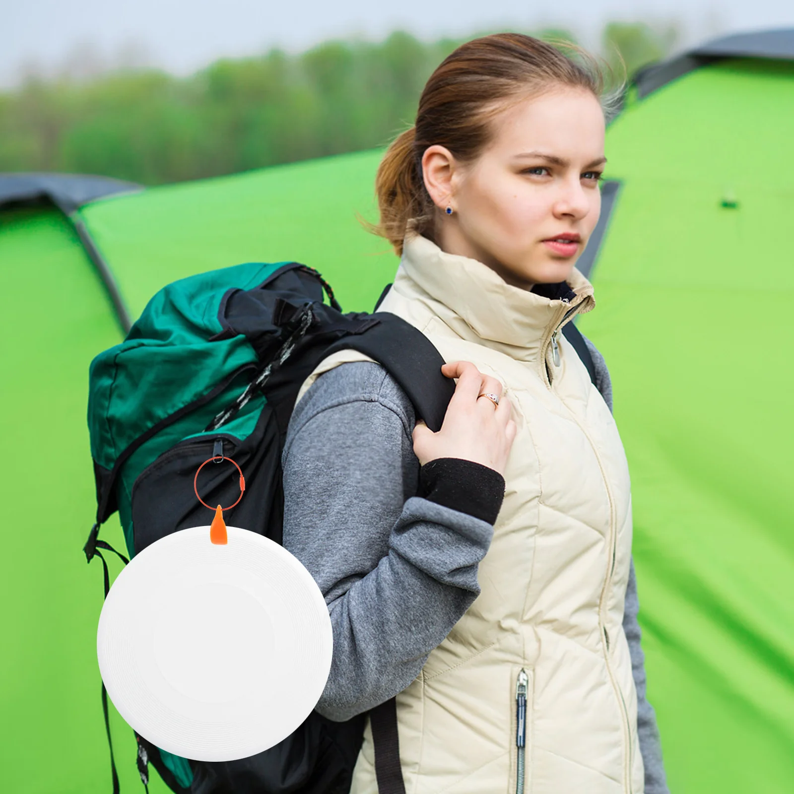 

10Pcs Flying Disc Clip Heavy-Duty Detachable Outdoor Backpack Holder Camping Disc Storage Hook Portable