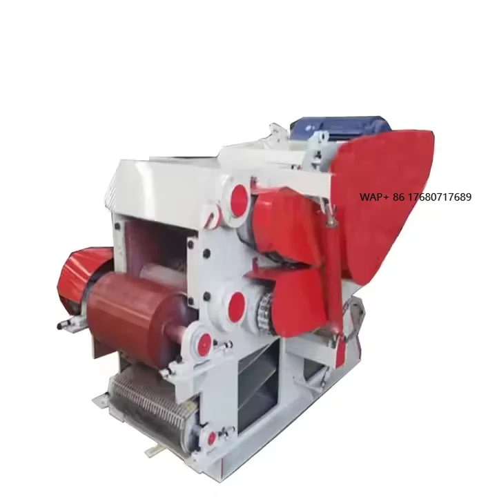 Widely Industrial Drum Wood Chipper Wood Log Branch Chipper Machine Shredder
