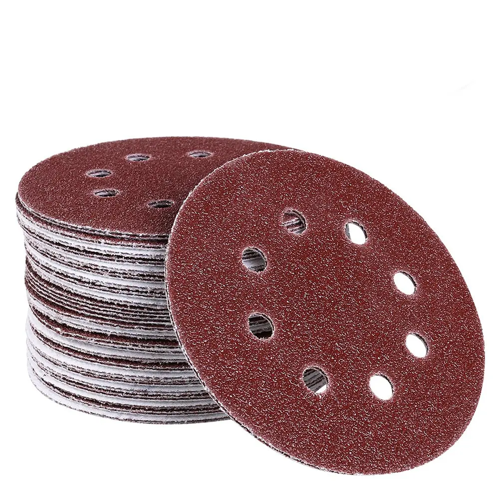 

25 PCS Sand Paper for Electric Sander Sandpaper Discs Orbital Grinder Sanding Multi Tool Pads Round