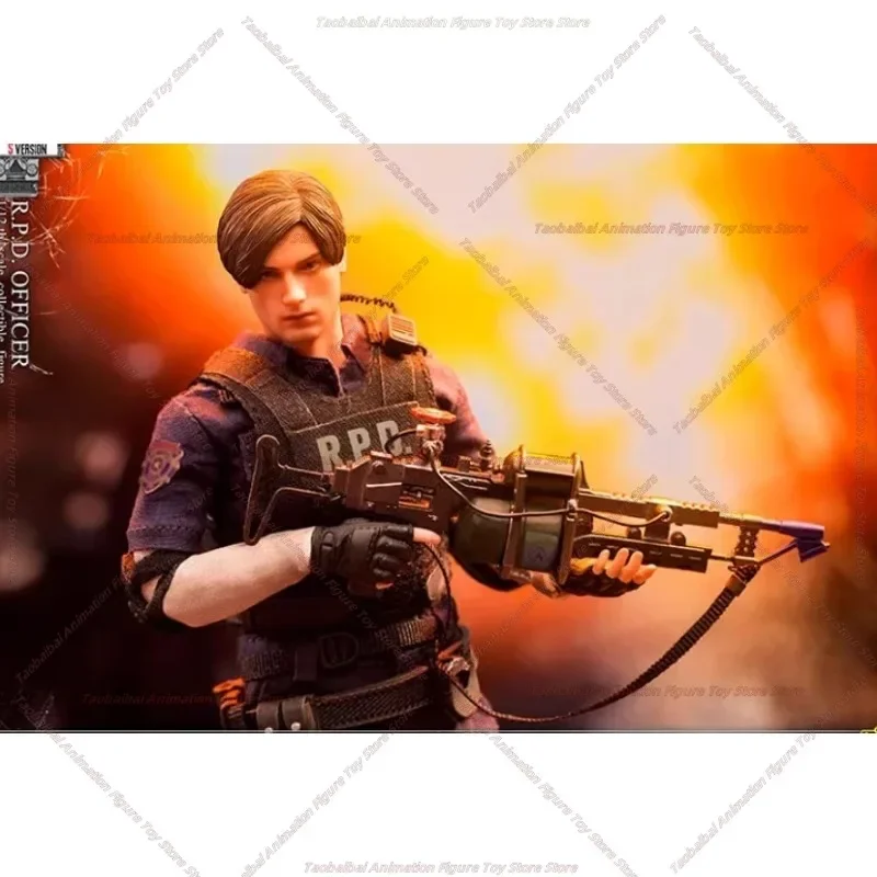 شخصية Limtoys-Resident Evil Leon RPD Officer، لعبة إصدار فاخر، مجموعة هدايا، 1:12، متوفرة #6