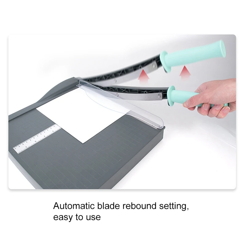 Portable Paper Knife Cutter Protective Cutter With Safety Guard Heavy Duty Guillotine Cutter