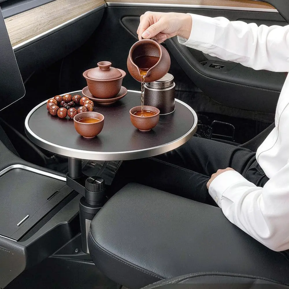 Car Steering Wheel Table Auto Interior Tray Portable Laptop Desk Dining Surface For Travel Work Universal Accessory