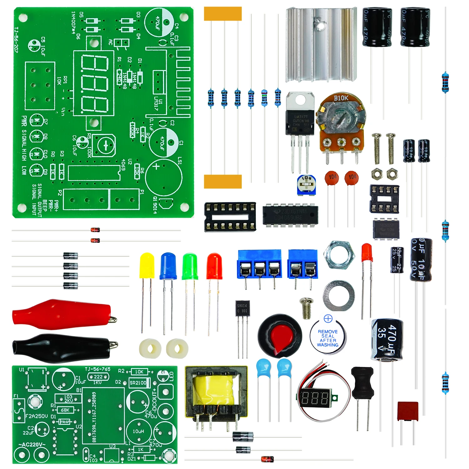 Zestaw cyfrowego zasilacza imp – Lm317 Voltage Regulator recenzja i cena