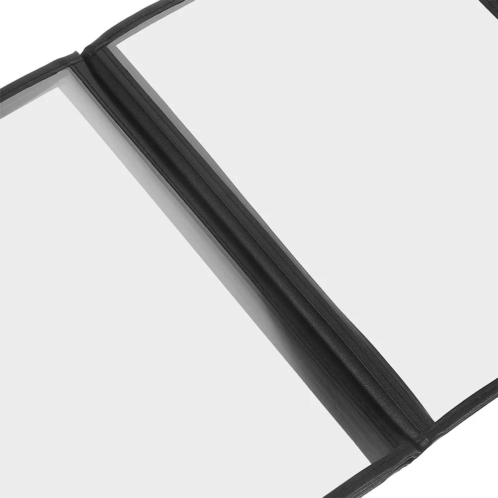 2Pcs Transparent Menu Holders for Restaurant Bar Hotel Clear Menu Cover Book Holder 6 Page 12 View Enhances Dining Experience