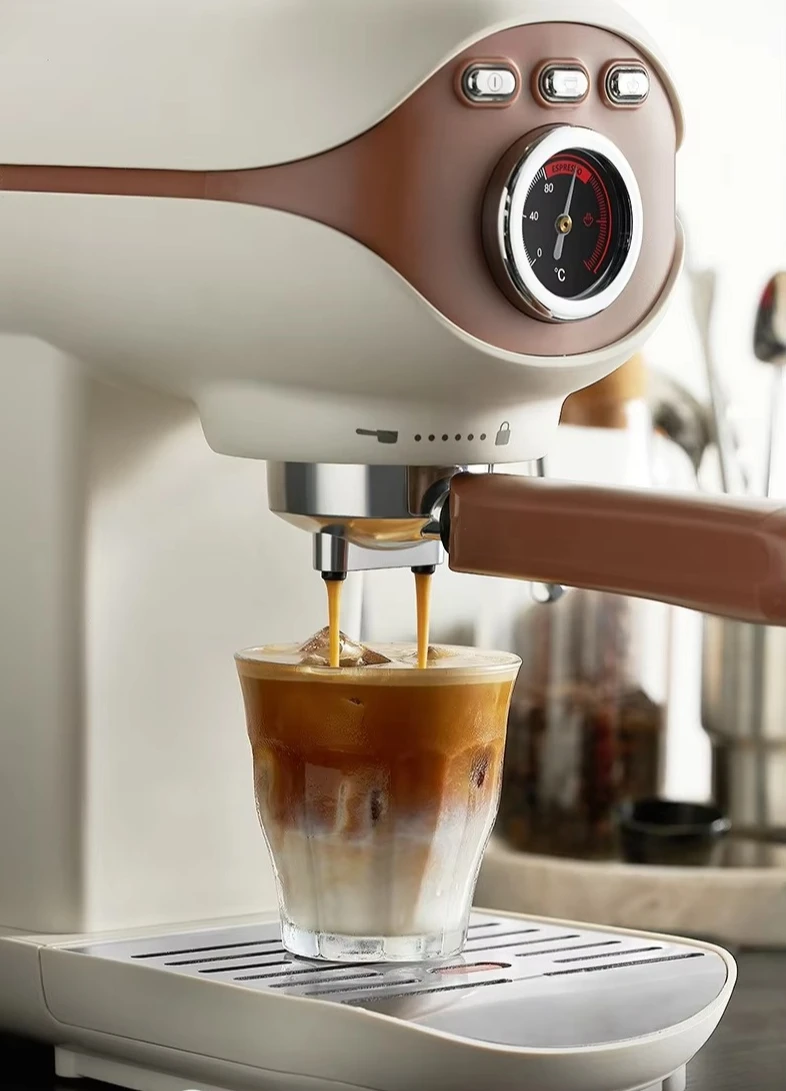 Wholesale Easy-to-Use Semi-Automatic Espresso Coffee Maker Glass Hot Plastic for Home Office RV Electric Power Outdoors