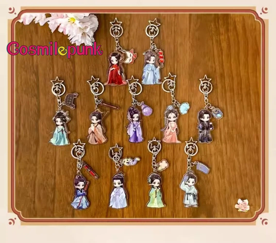 

Yuri Anime Fox Spirit Matchmaker Tushan Honghong Dongfang Yuechu Official Acrylic Keychain Keyring Bag Acc Cosplay