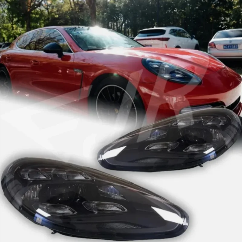 

LED headlights plug and play For Porsche Palamela old to new 2010-2016 upgrade 2022 matrix , no need to replace bumper