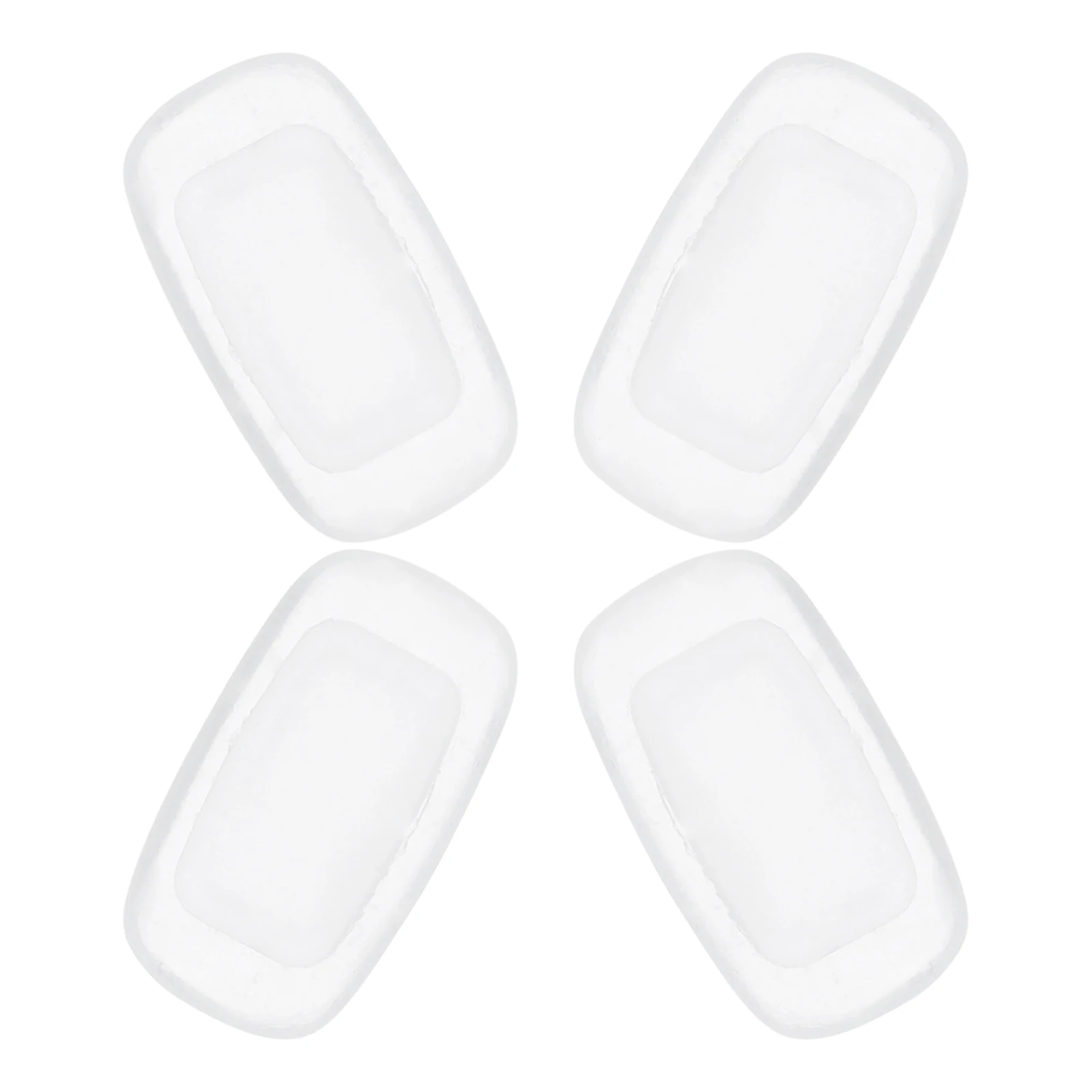 

2 Pairs Nose Pads Silicone Eyeglass Protector Comfort Insert Durable Antislip Lightweight Comfort Ear Grip Hooks Repair Kit