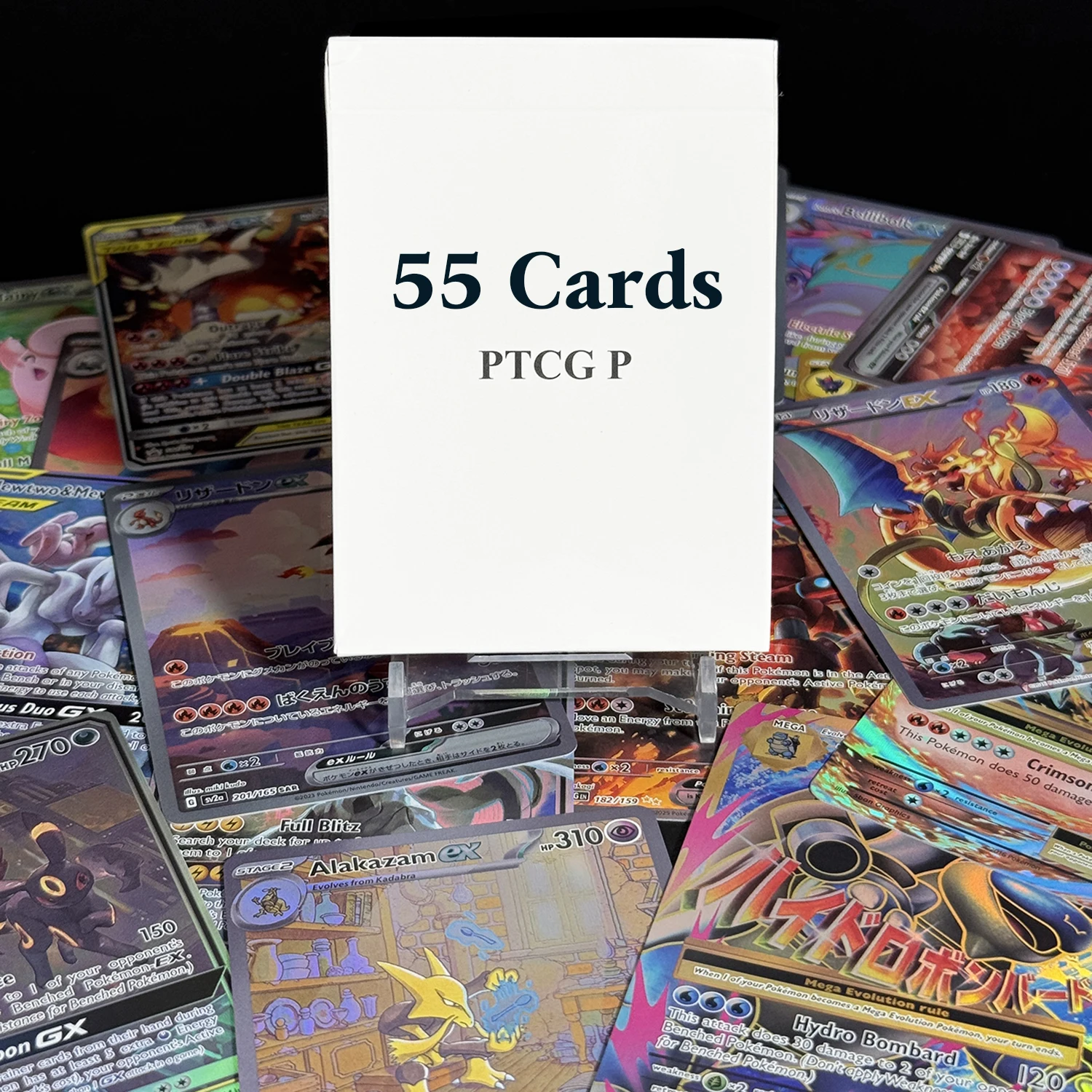 

PTCG Trading Game Cards Proxy PKM Charizard EX Janpanese/English Sun & Moon Promos PTCG Board Game Collection Cards Toy Gift PKM