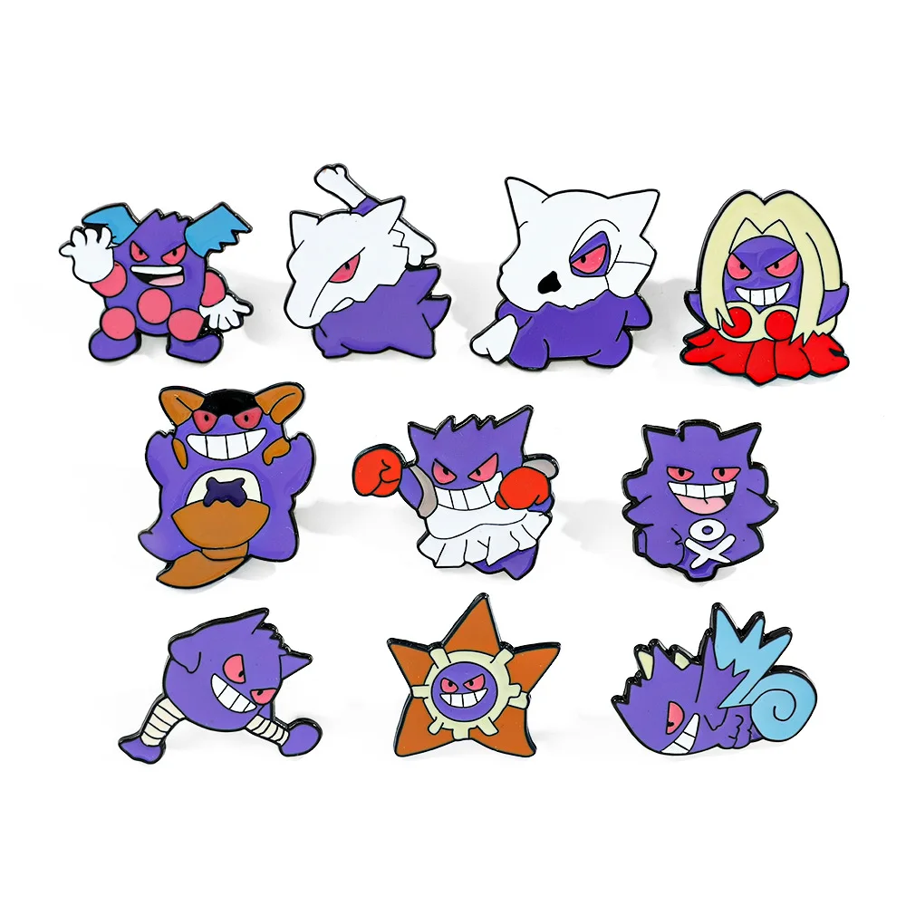 Kreative Persönliche Anime Gengar Serie Emaille-Brosche Rucksack Kleidung Hut Accessoires Fan-Bekleidung Dekoration Geschenk