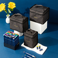 Deli 30/40/60 Color Professional Alcohol Markers, Dual Tips for Blending & Shading, Includes Portable Case for Art