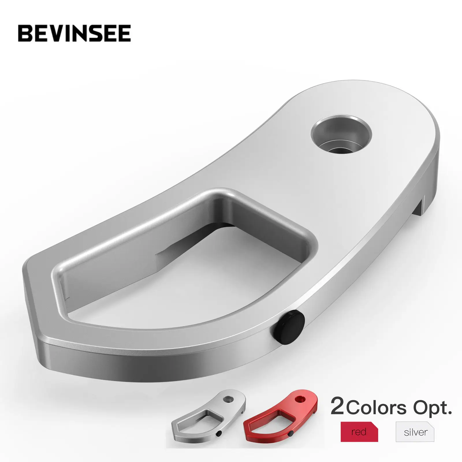 

BEVINSEE Aluminum Engine Hood Release Lever Handle Bracket Trim For LHD Vehicle For BMW E46 Z4 E85 E86 E89 X3 E83 M3 51238223163