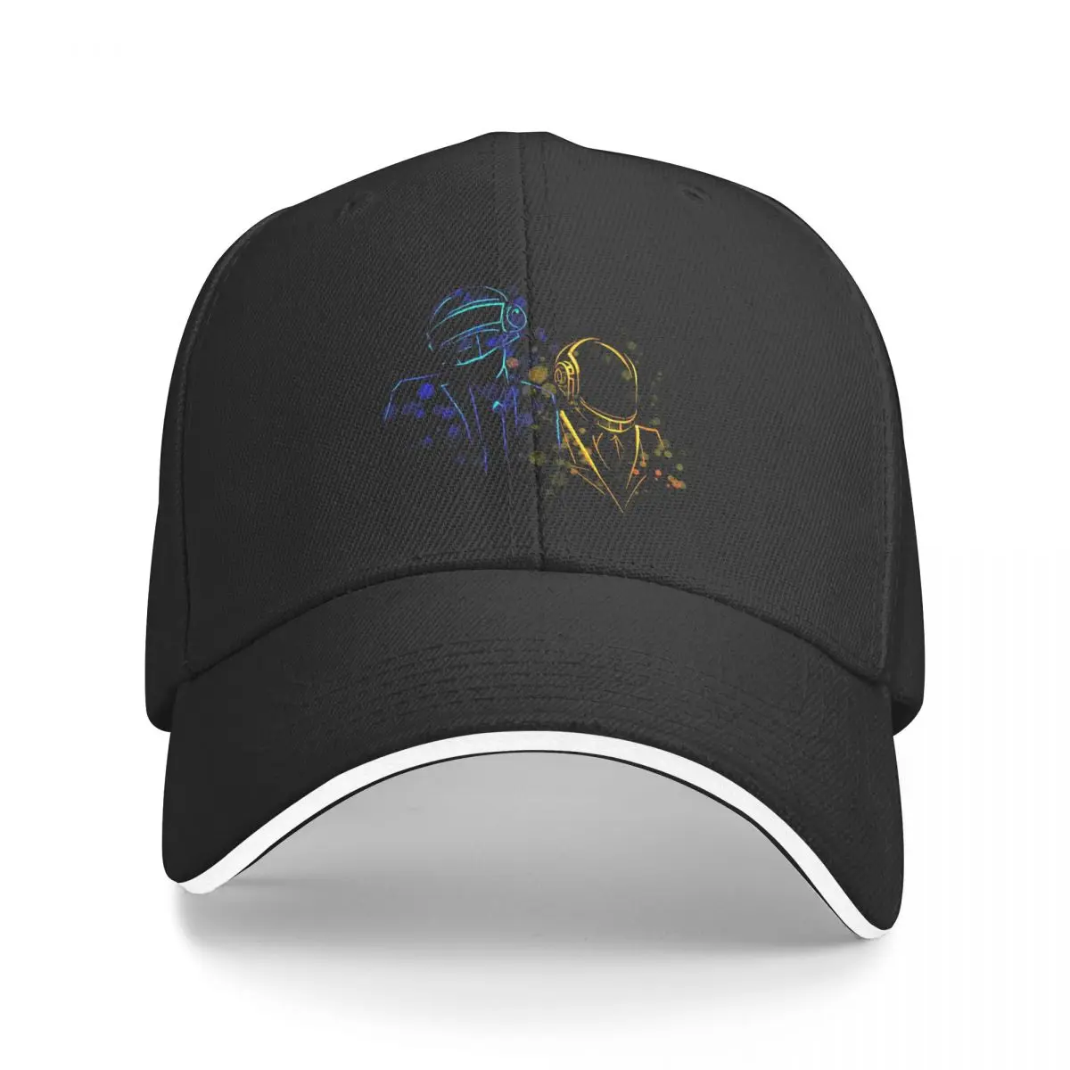 

Band Daft Punk Dad Hats Pure Color Women's Hat Windproof Baseball Caps Peaked Cap