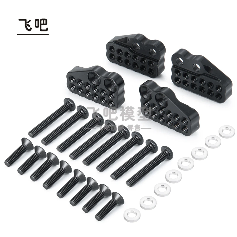 Aluminum Alloy Porous Front and Rear Suspension Bracket Fixing Code for Axial Capra UTB Little Goat AXI03004 DIY Accessaries