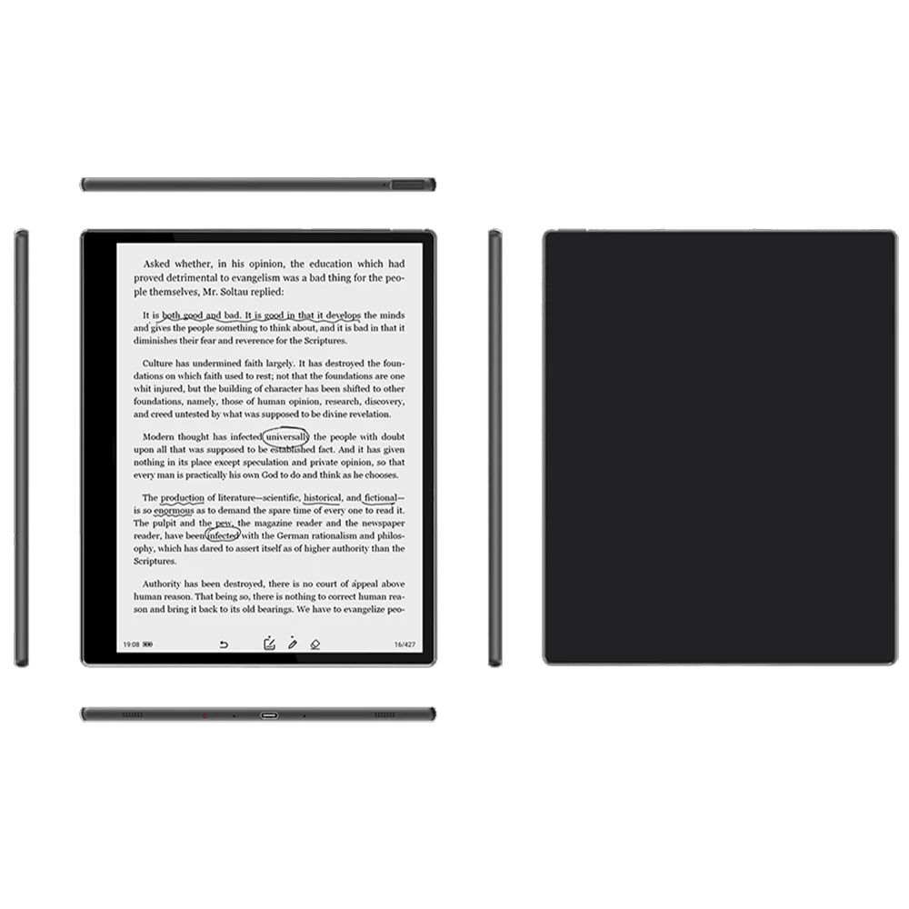 

Электронная книга с E-ink дисплеем 10.3 дюйма, планшет на Android 11, Wi-Fi, цифровой экран E-paper Ink, прямые продажи с завода