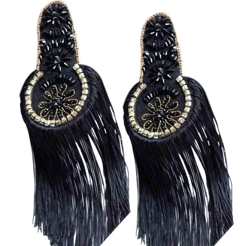 652f Schulterschmuck Kette Quaste EPAULET -Abzeichen Kettenbühne Nachtclub Gastgeber Bankett Schulterschmuck epauletten Retro