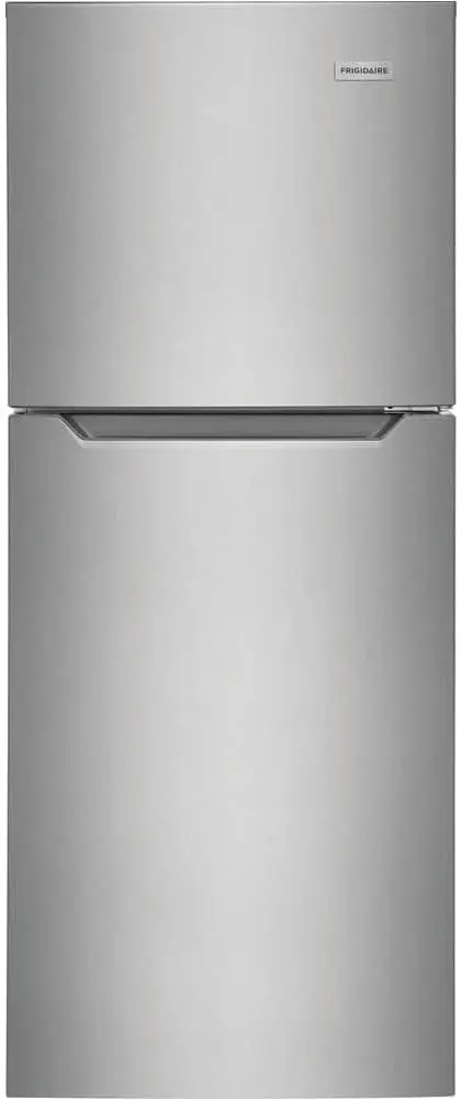 11.6 Cu. Ft. Compact ADA Top Freezer Refrigerator in Brushed Steel with Electronic Control Panel, Reversible Door Swing, ENERGY